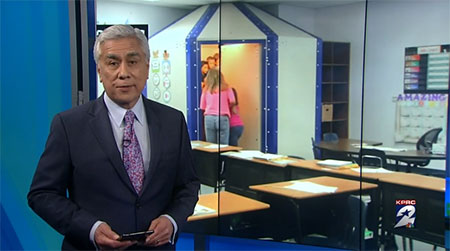 Bulletproof shelters in classrooms